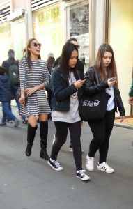 I leggins vanno per la maggiore nella street fashion di Roma