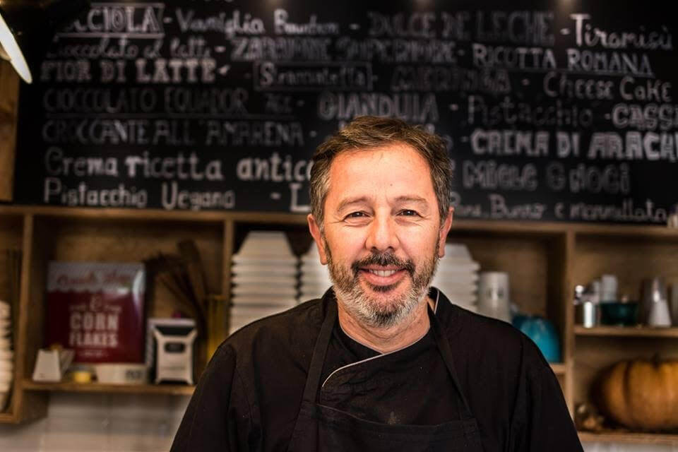 Gustavo Fabian Sosa  della gelateria a Roma Pico